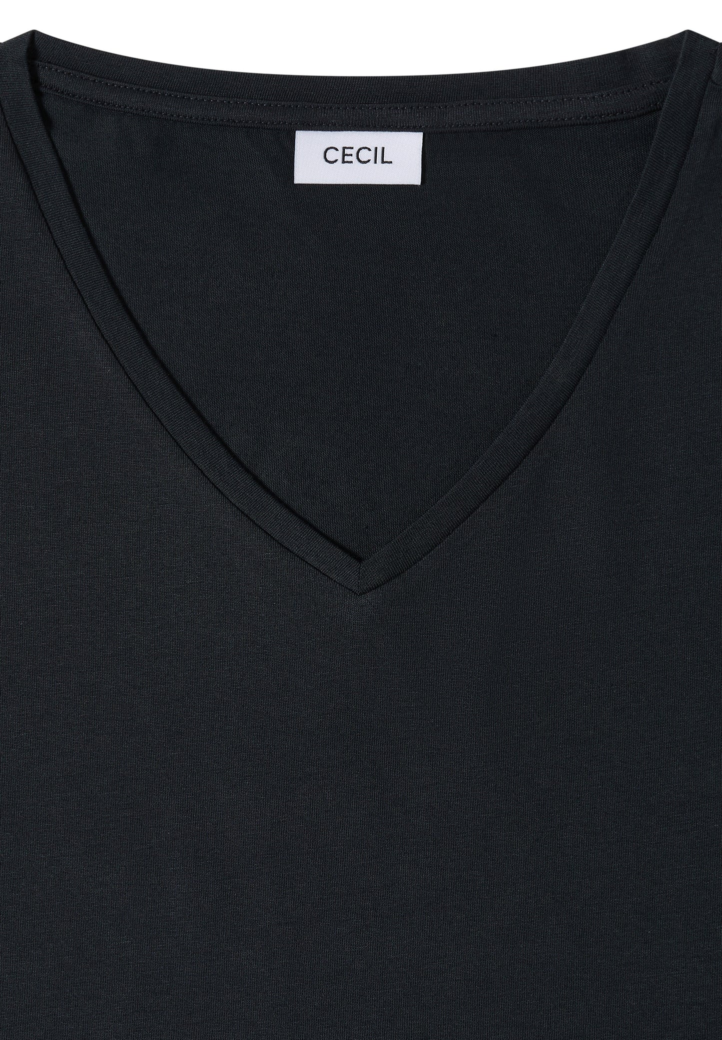 Dropped Shoulder Shirt mit V-Neck