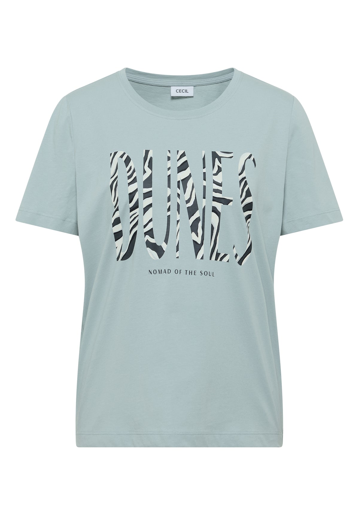 T-Shirt mit Rundhals und Frontprint