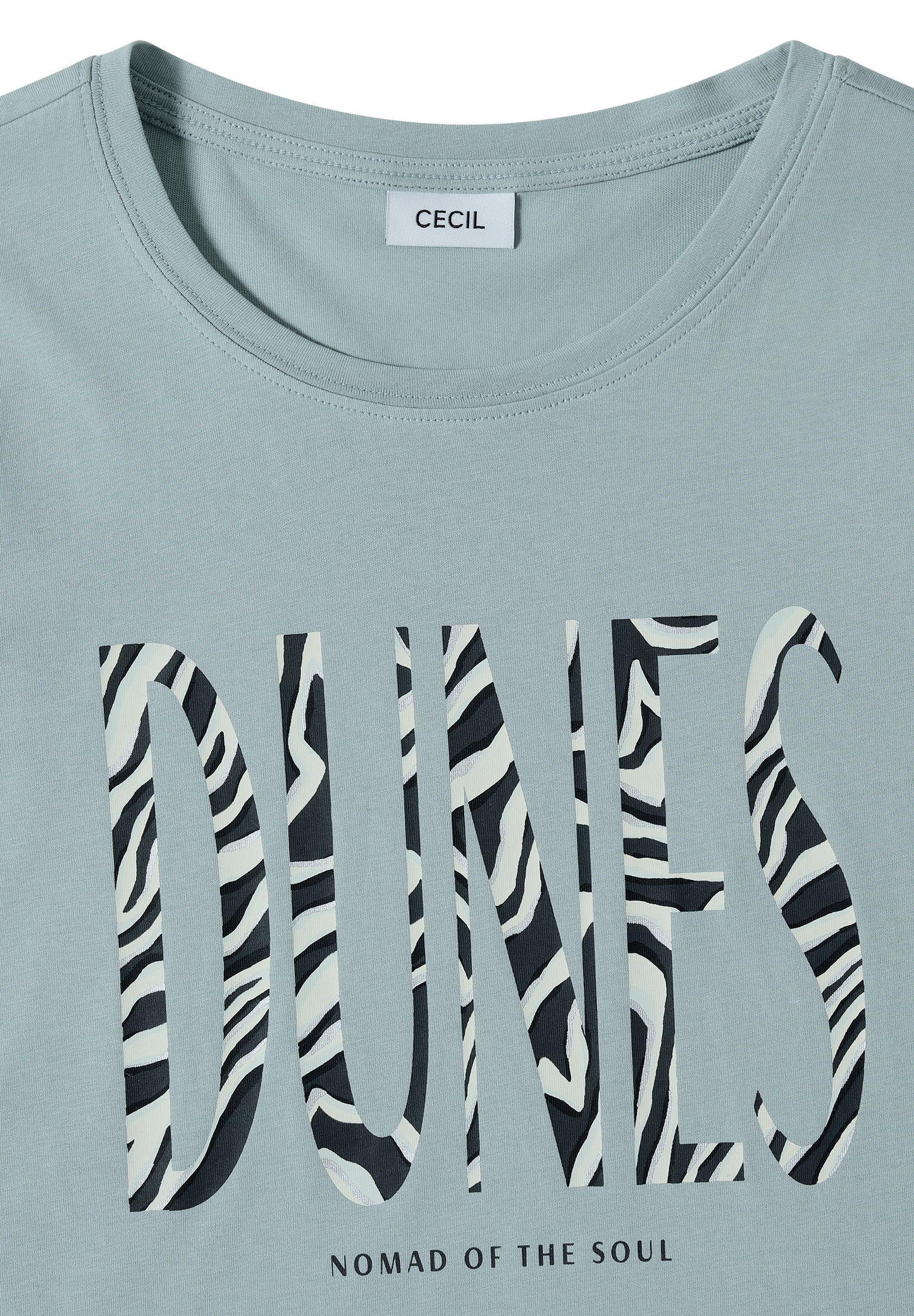T-Shirt mit Rundhals und Frontprint