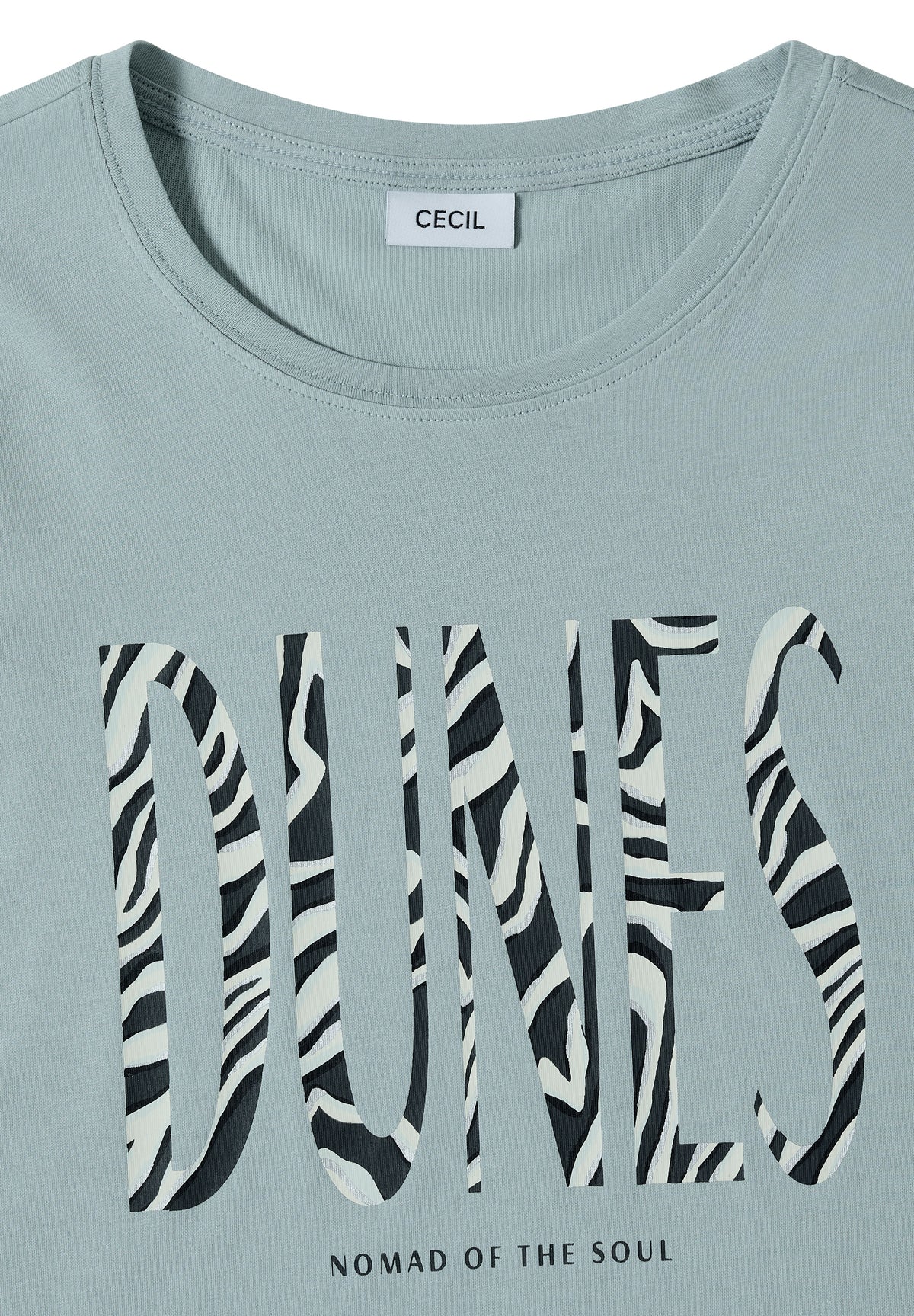 T-Shirt mit Rundhals und Frontprint