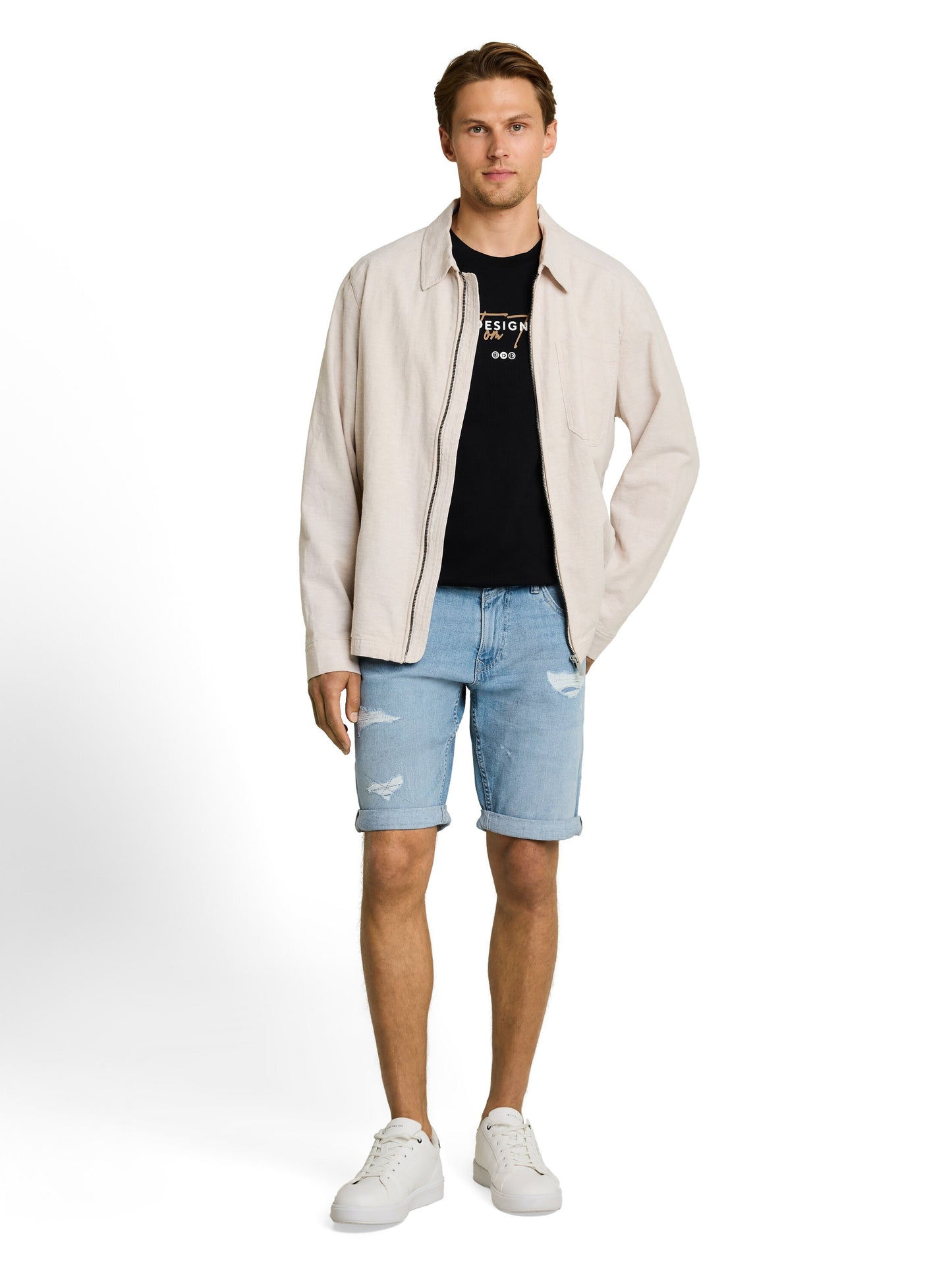 TTPIERS SLIM Jeans Shorts