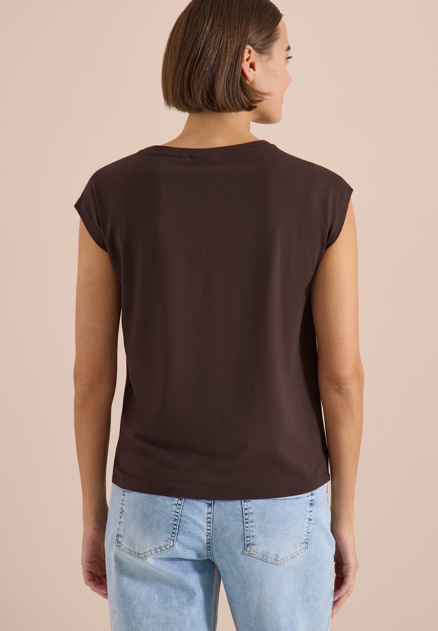 Dropped Shoulder Shirt mit Knotendetail