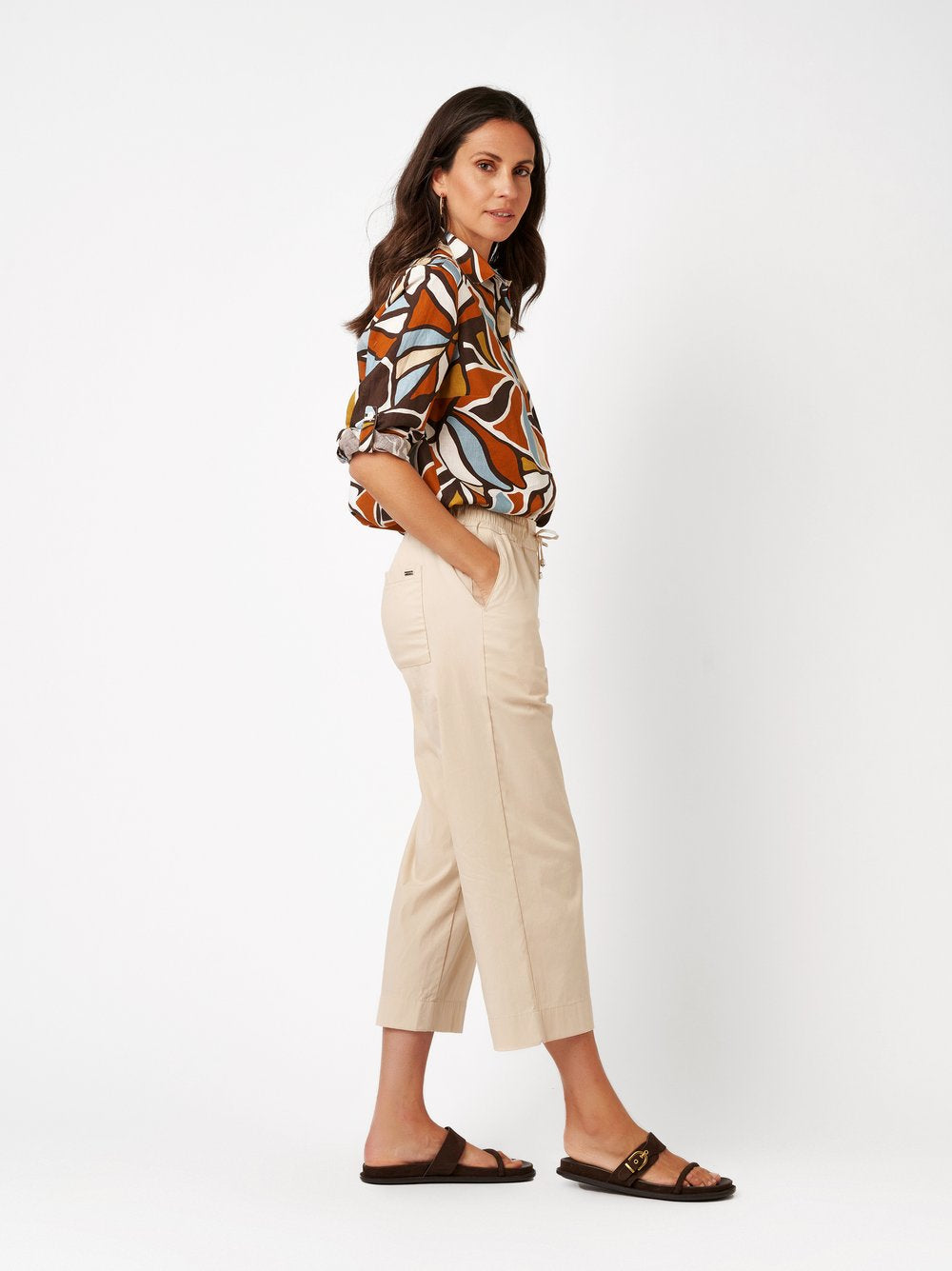 Pia Wide Leg 3/4