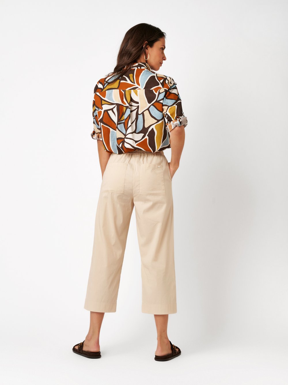 Pia Wide Leg 3/4