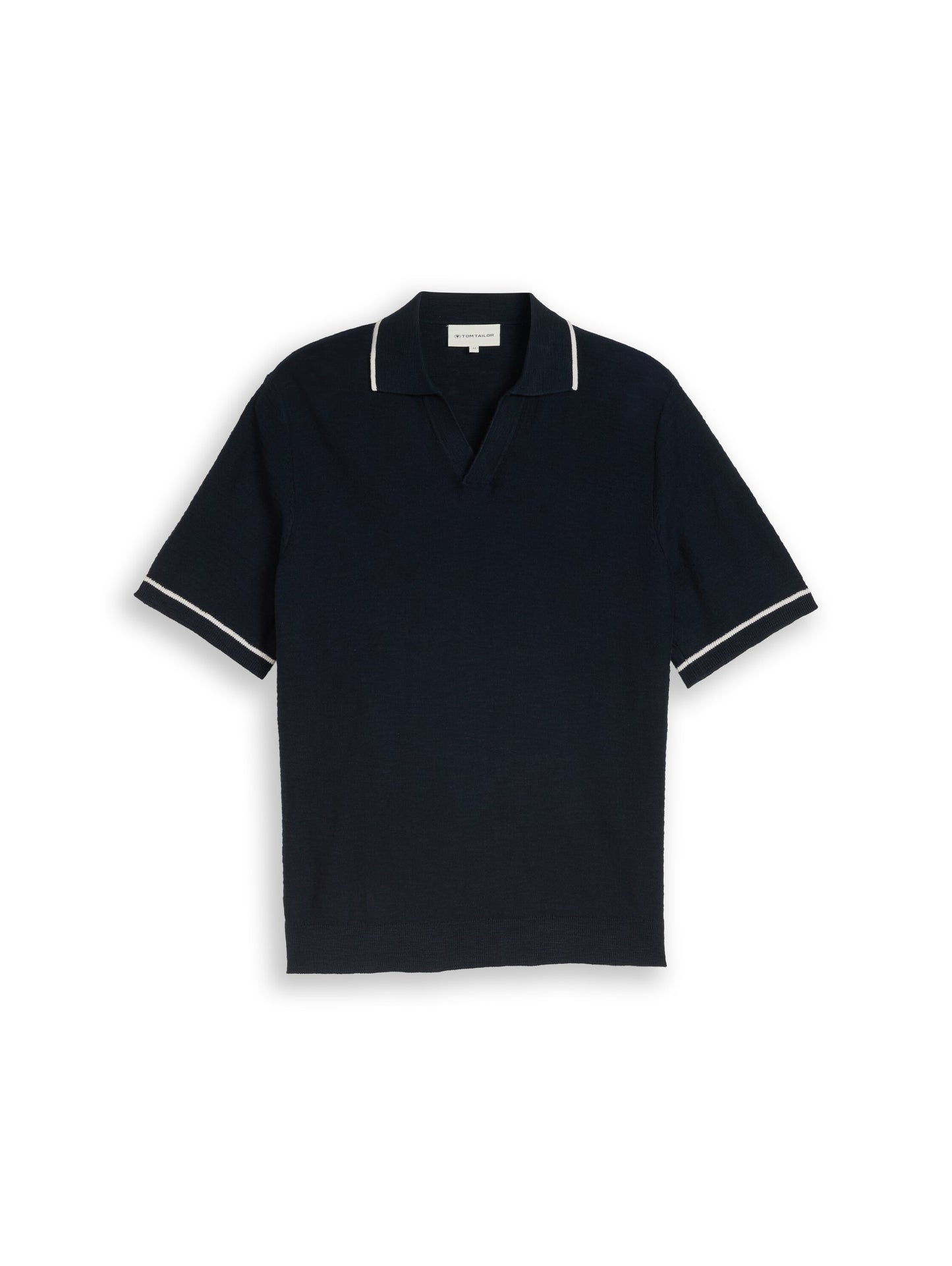 Strick-Poloshirt aus Baumwolle