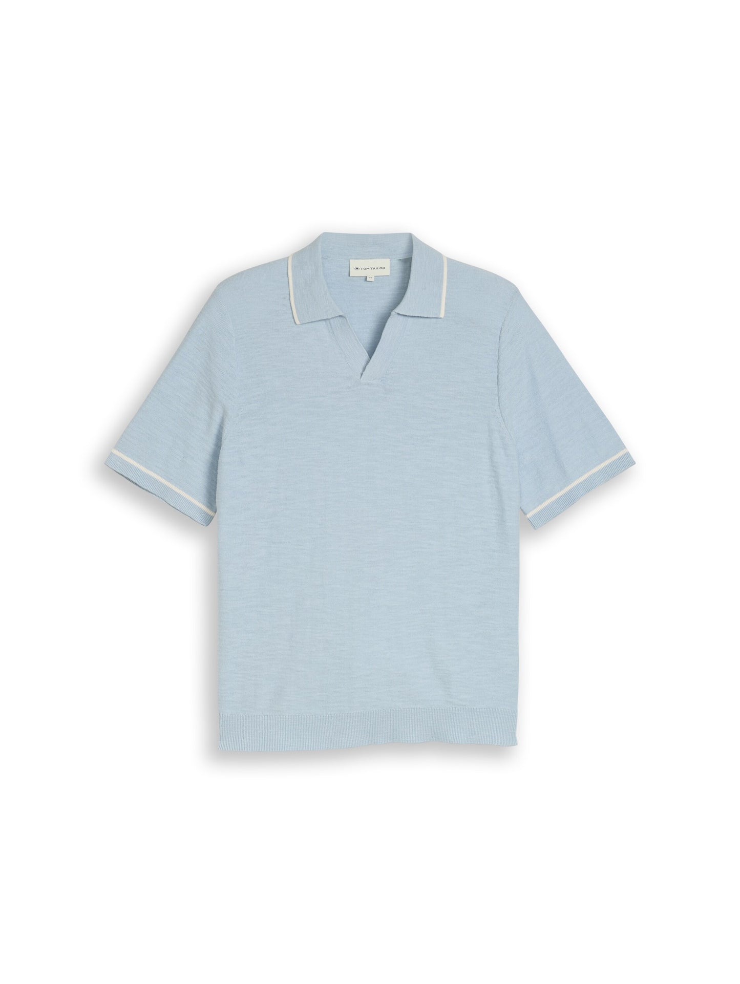 Strick-Poloshirt aus Baumwolle
