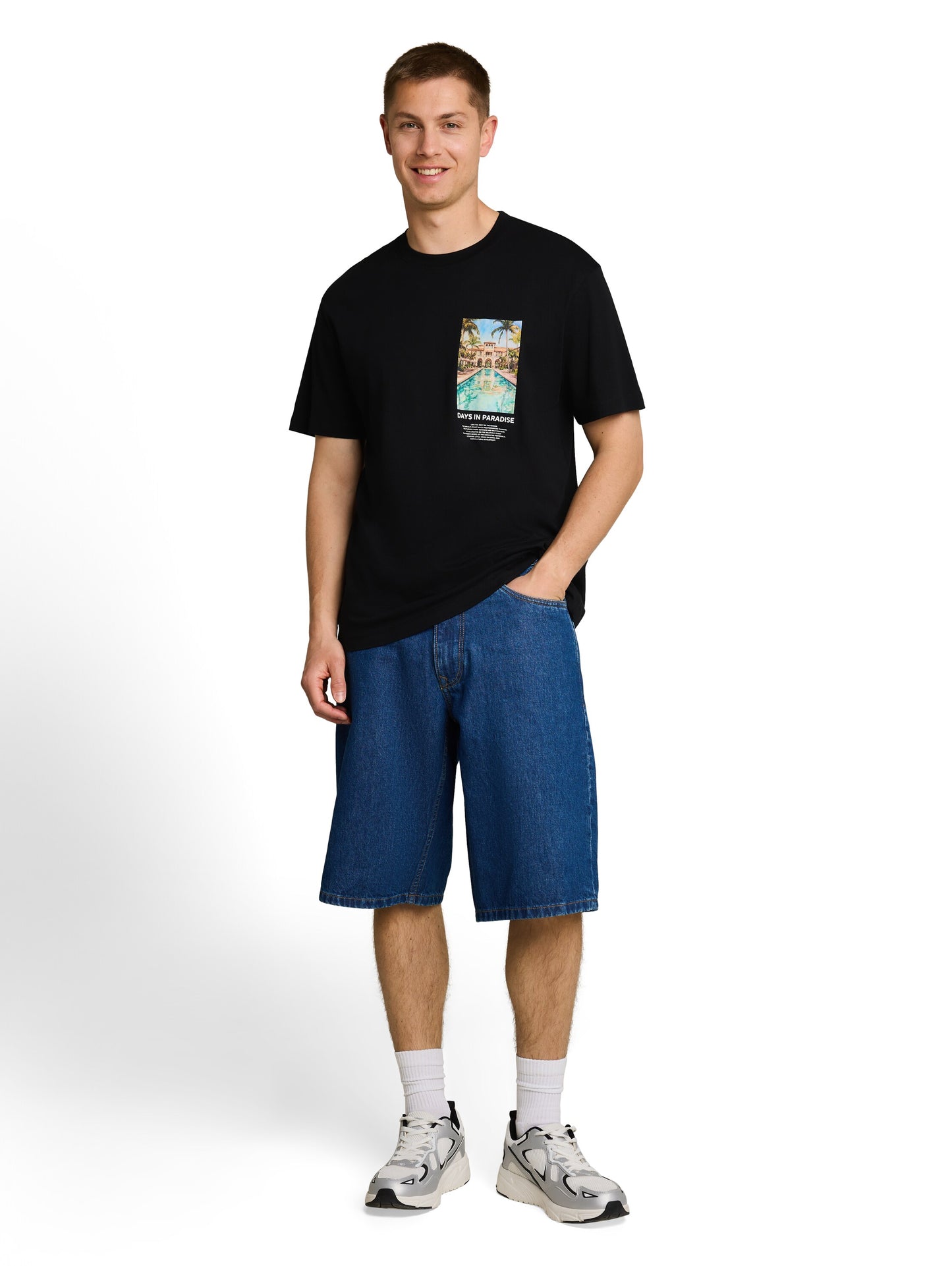 Relaxed Fit T-Shirt mit Fotoprint