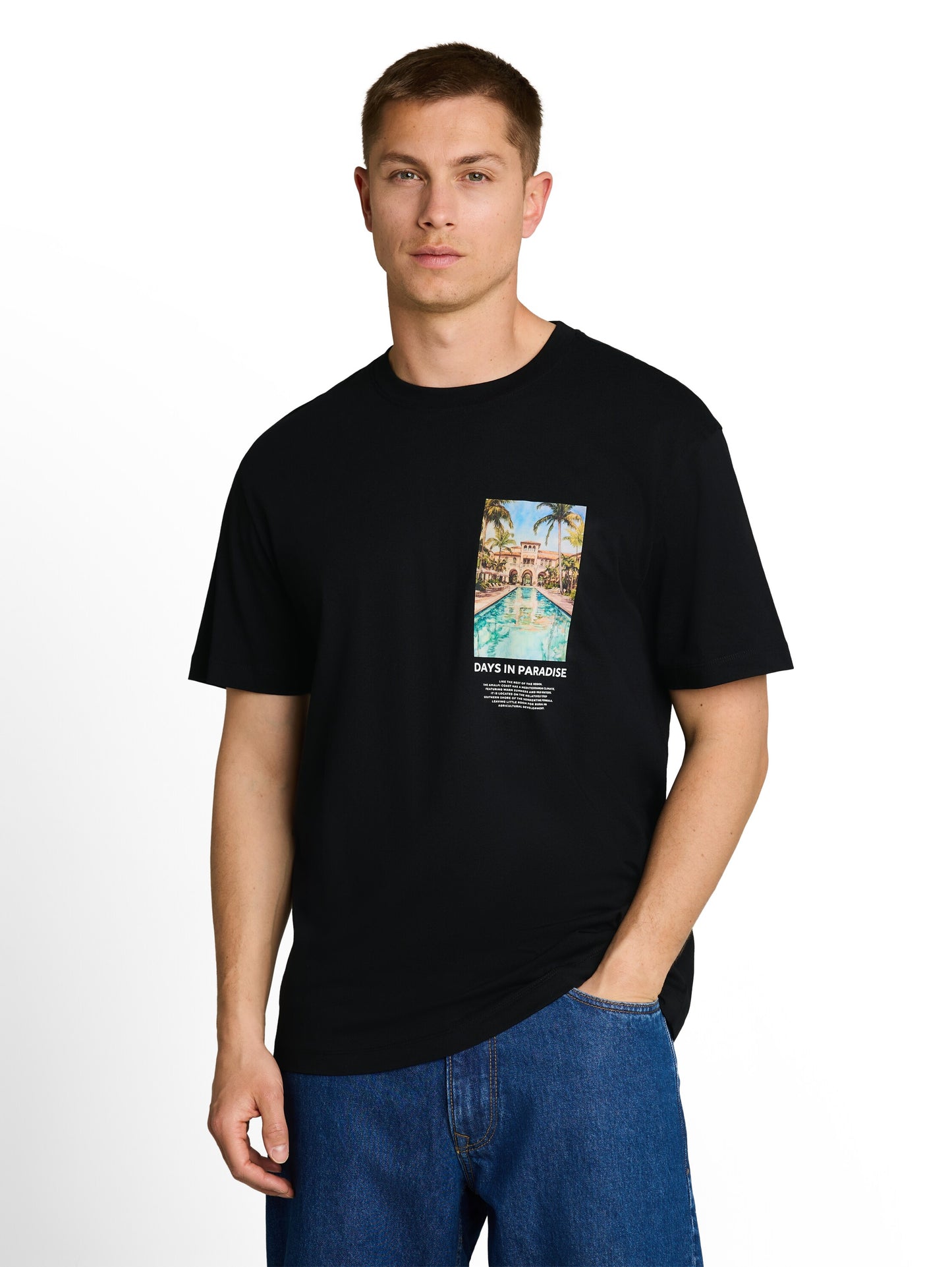 Relaxed Fit T-Shirt mit Fotoprint