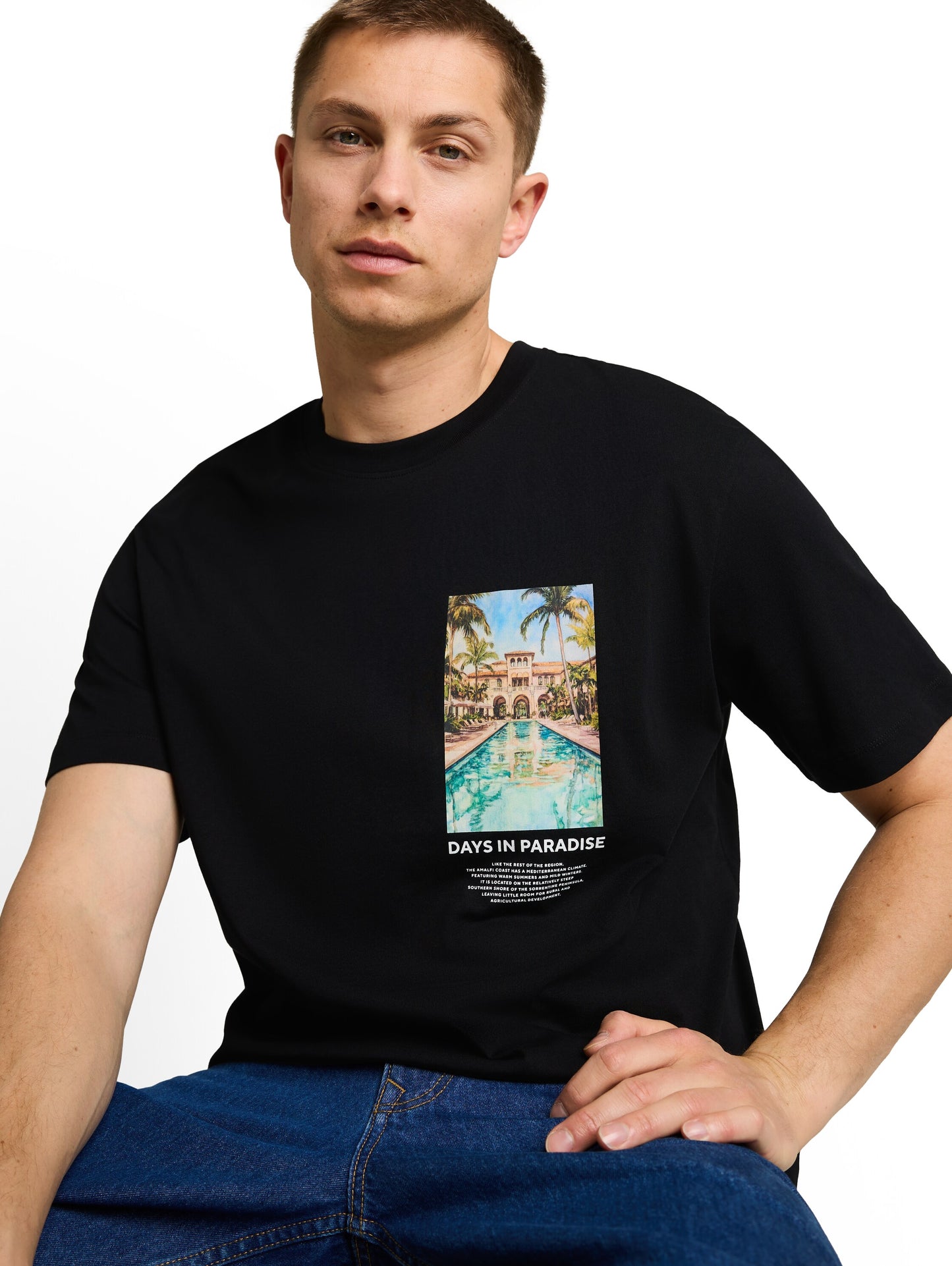 Relaxed Fit T-Shirt mit Fotoprint
