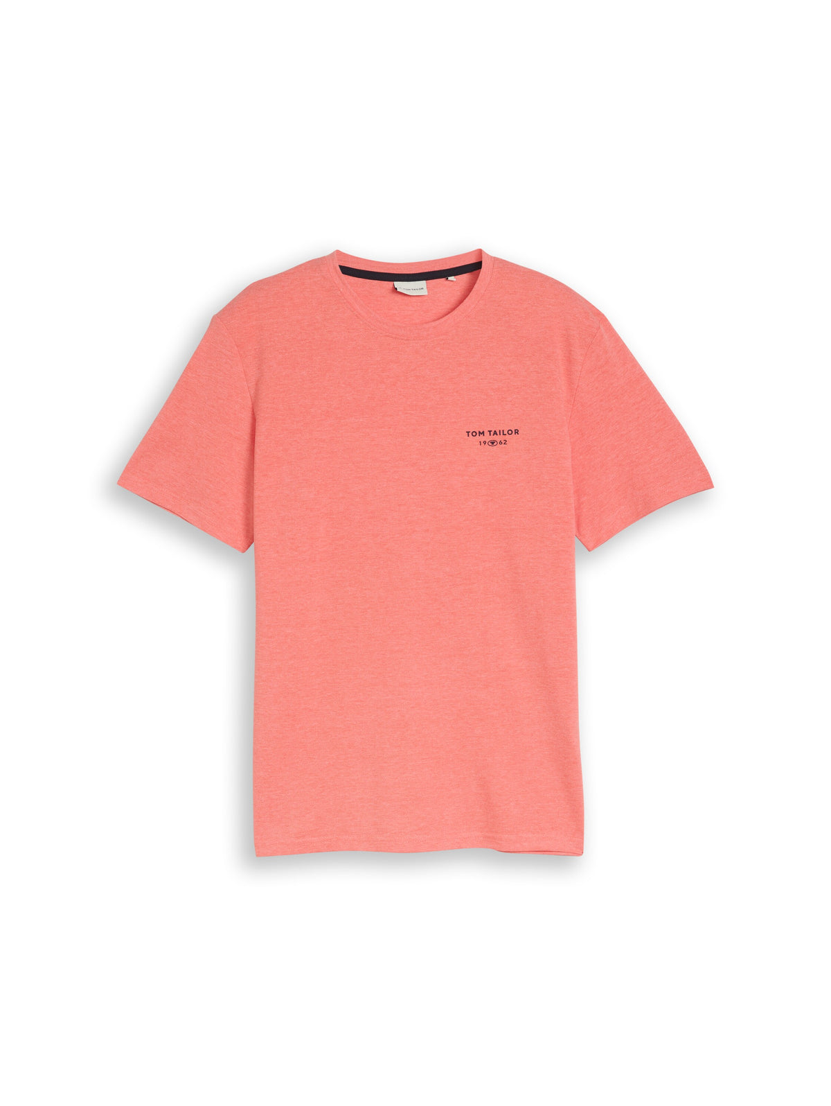 Piqué T-Shirt in Melange-Optik