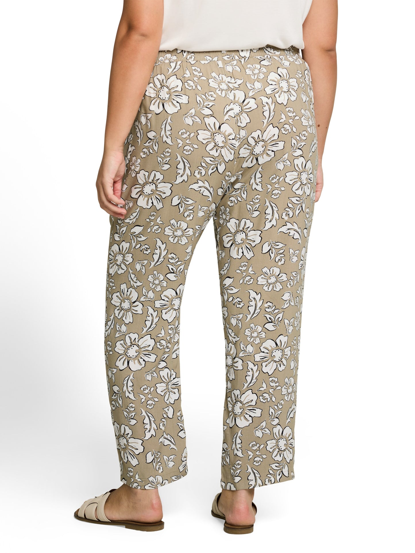 Plus Size - Loose Fit Hose aus Viskose
