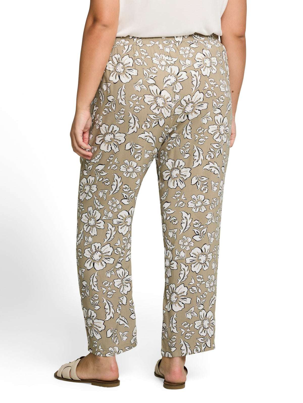 Plus Size - Loose Fit Hose aus Viskose
