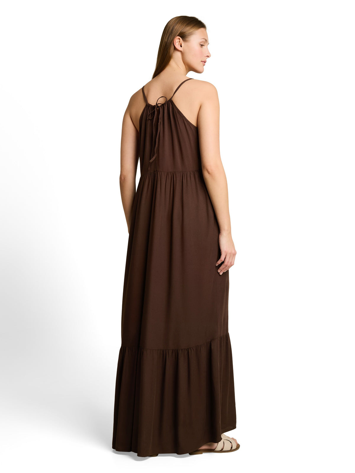 Maxi-Kleid mit Volants