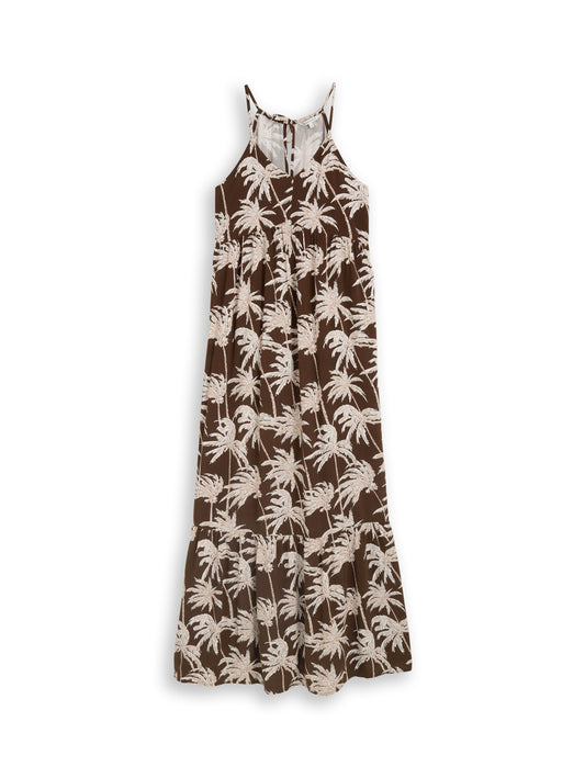 Maxi-Kleid mit Volants