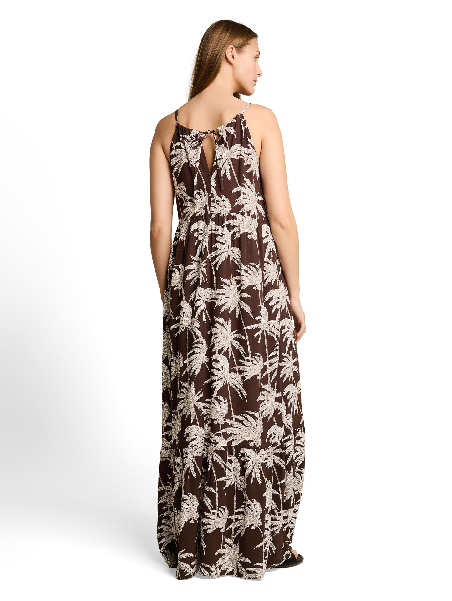 Maxi-Kleid mit Volants