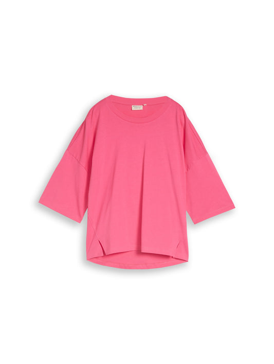 Boxy Fit T-Shirt aus Baumwolle
