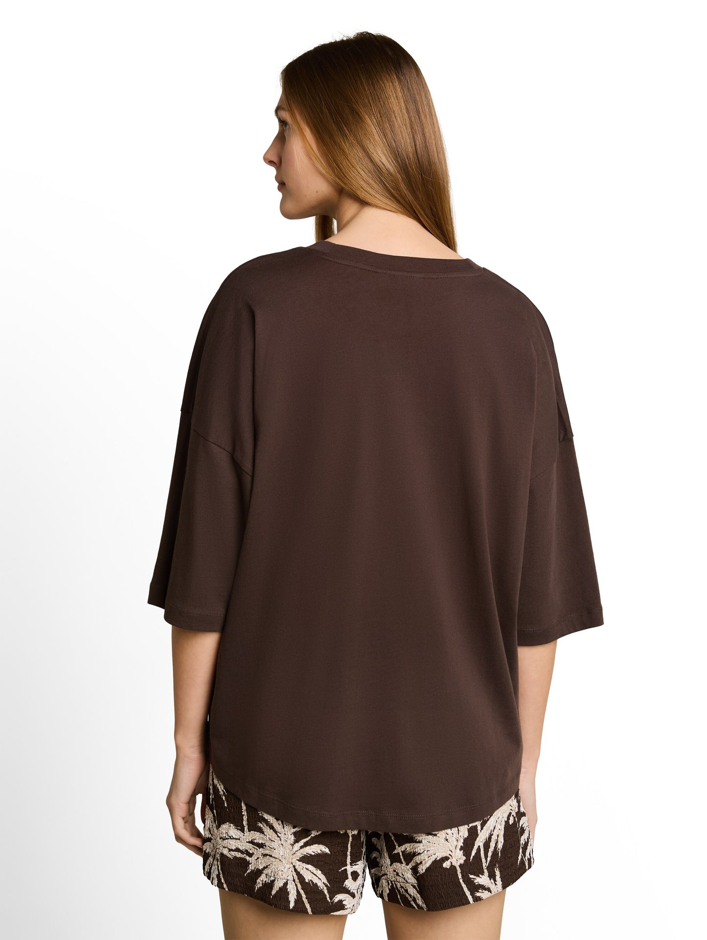 Boxy Fit T-Shirt aus Baumwolle