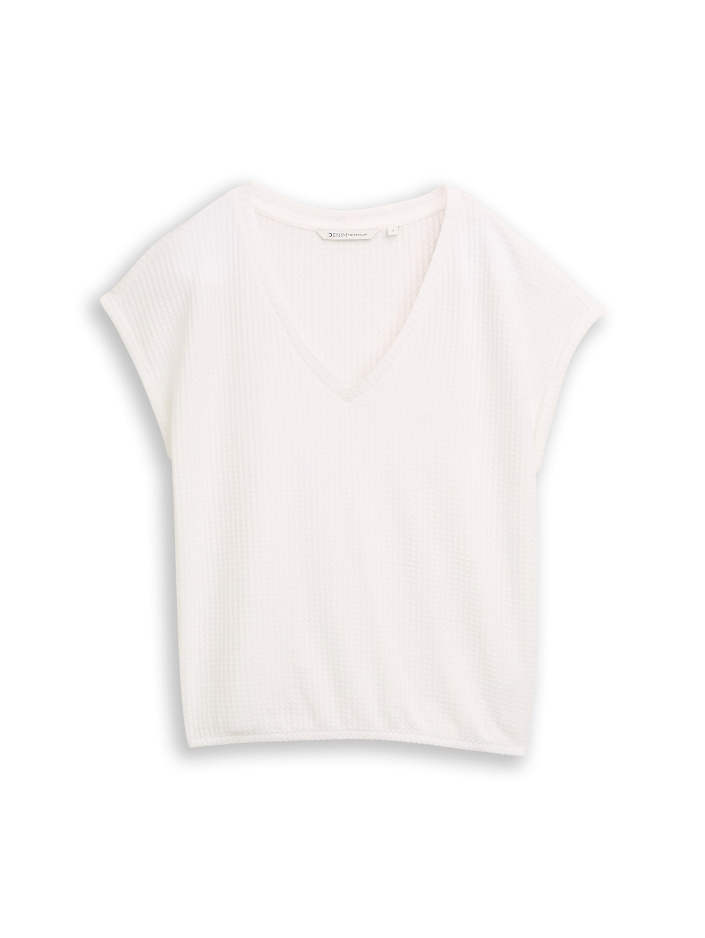 Loose Fit T-Shirt mit V-Ausschnitt