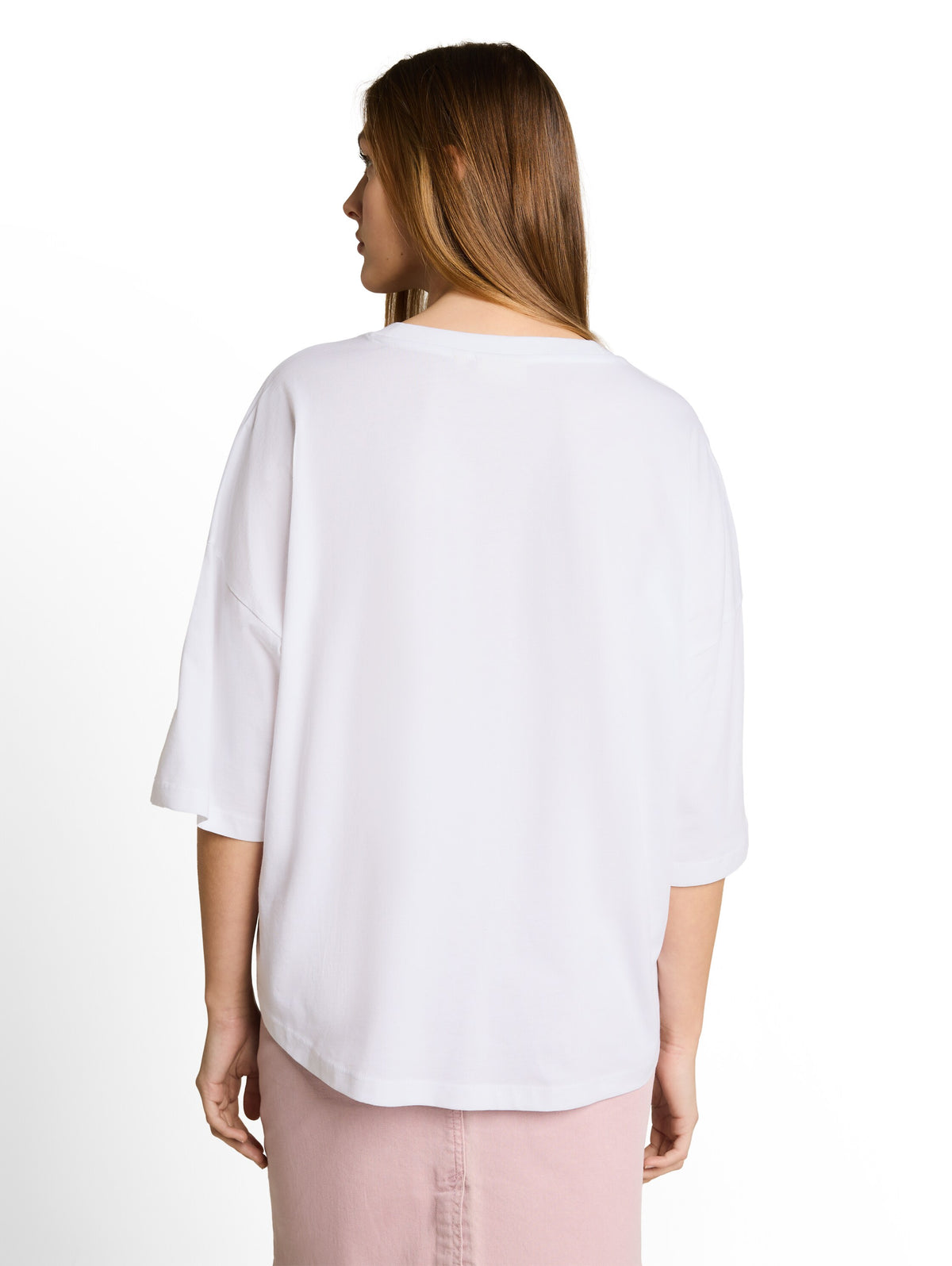 Boxy Fit T-Shirt aus Baumwolle