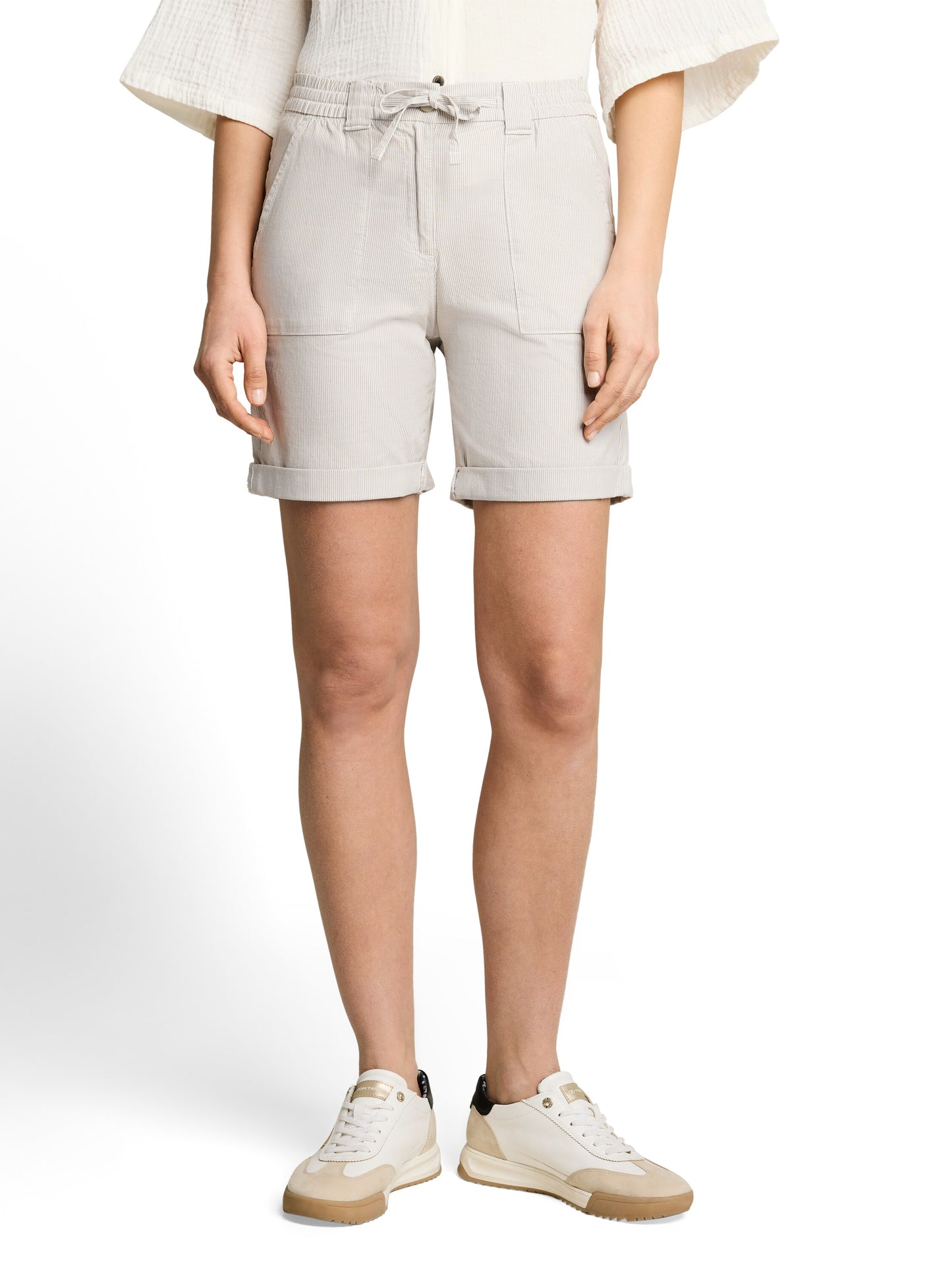 Chino Bermuda Shorts mit Kordelzug