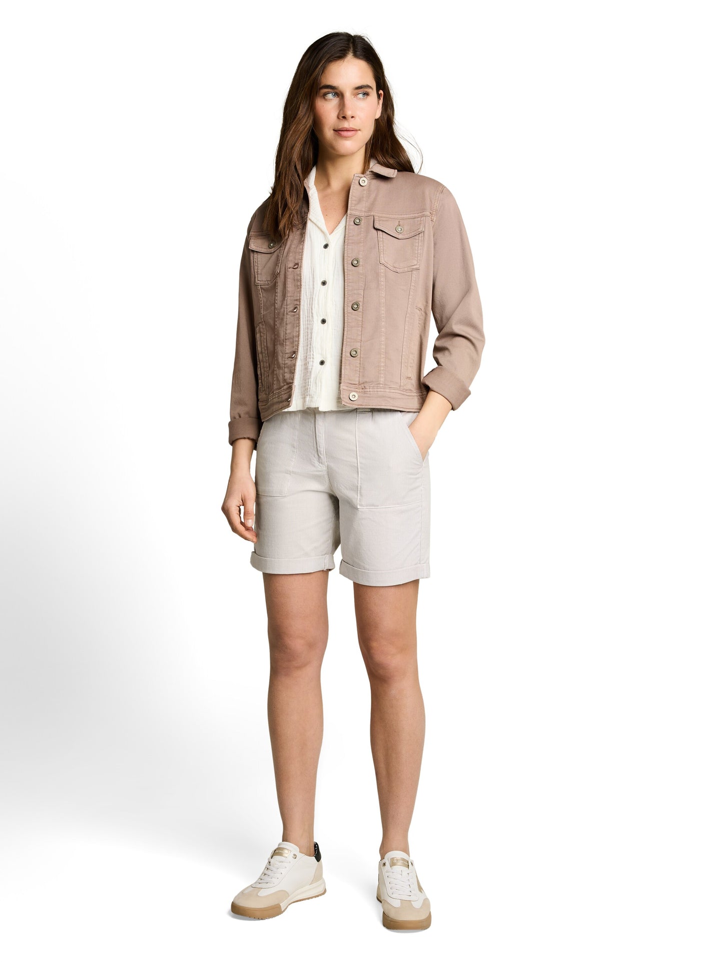 Chino Bermuda Shorts mit Kordelzug
