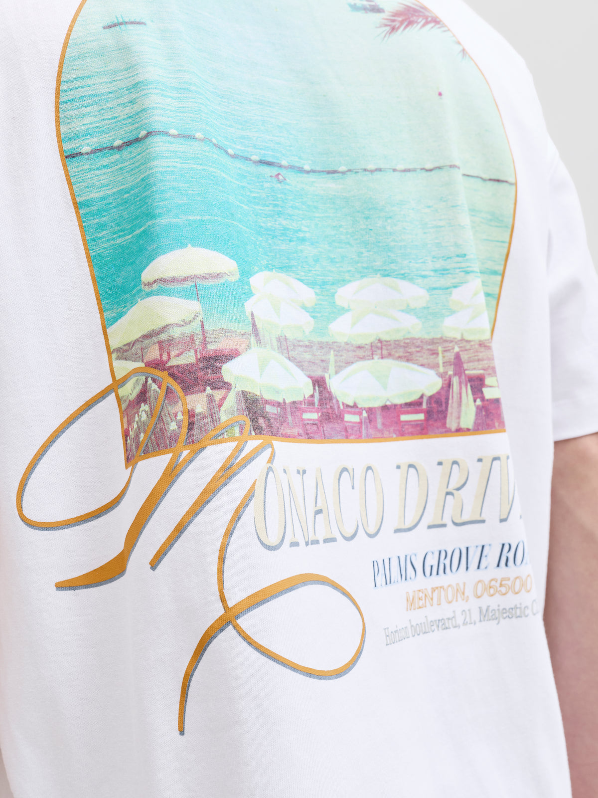 JORSANREMO BACK TEE SS CREW NECK SN