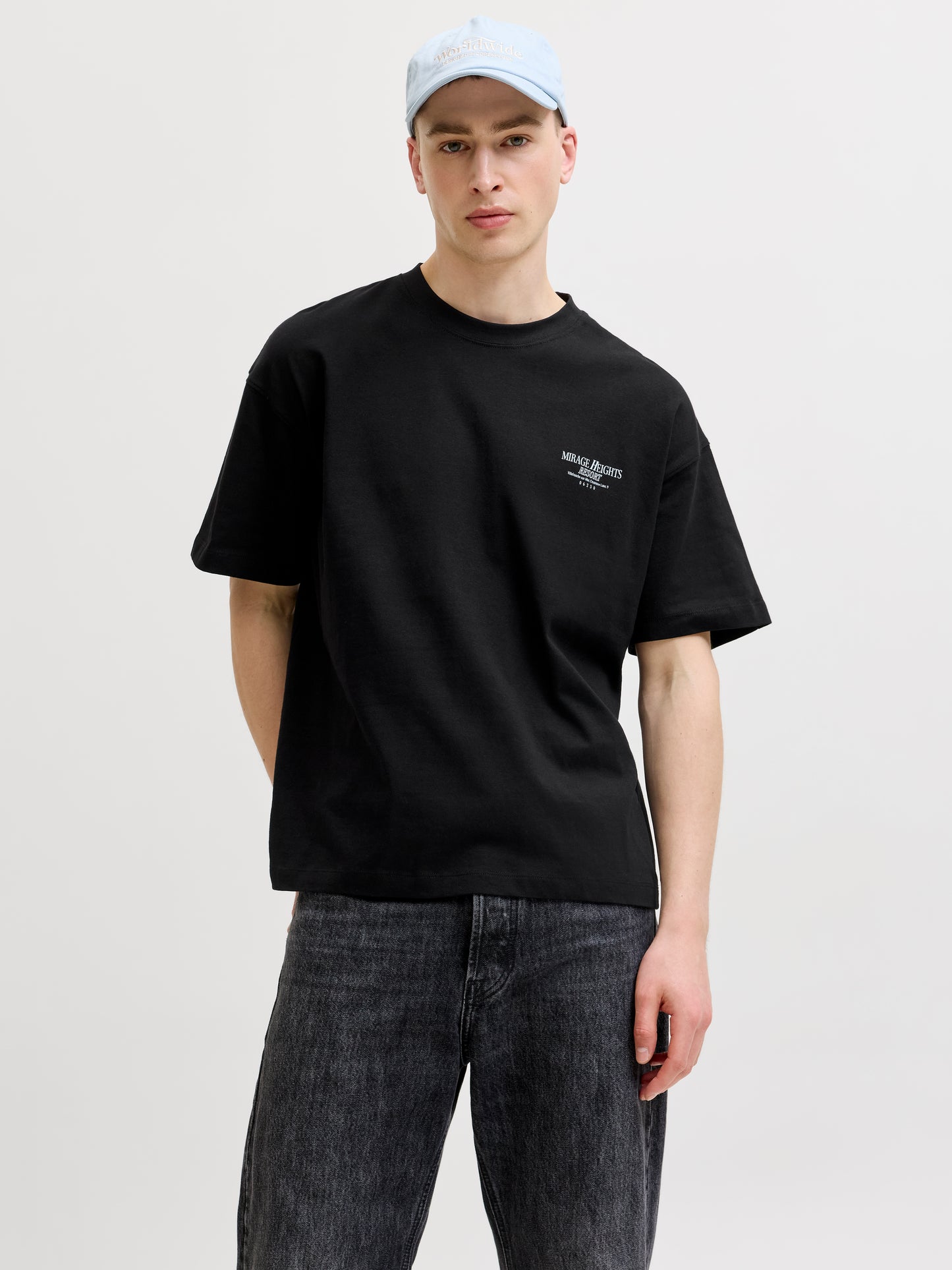 JORSANREMO BACK TEE SS CREW NECK SN