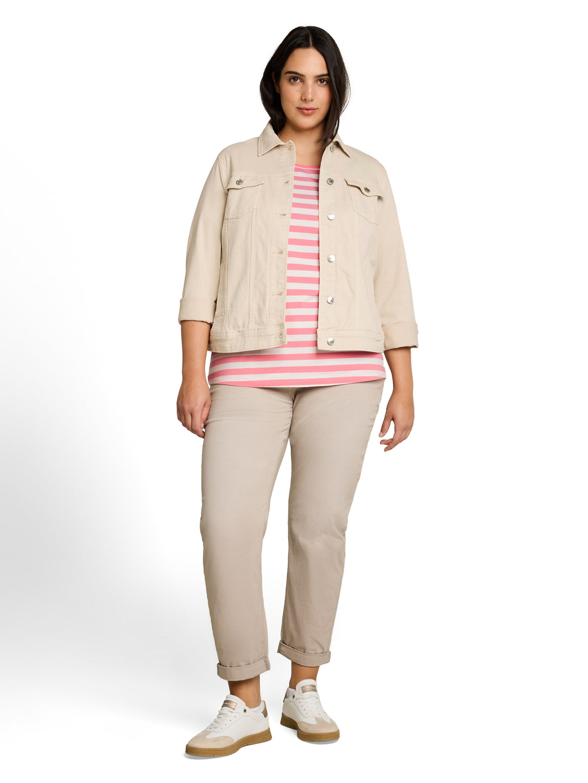 Plus Size - T-Shirt mit Stickerei