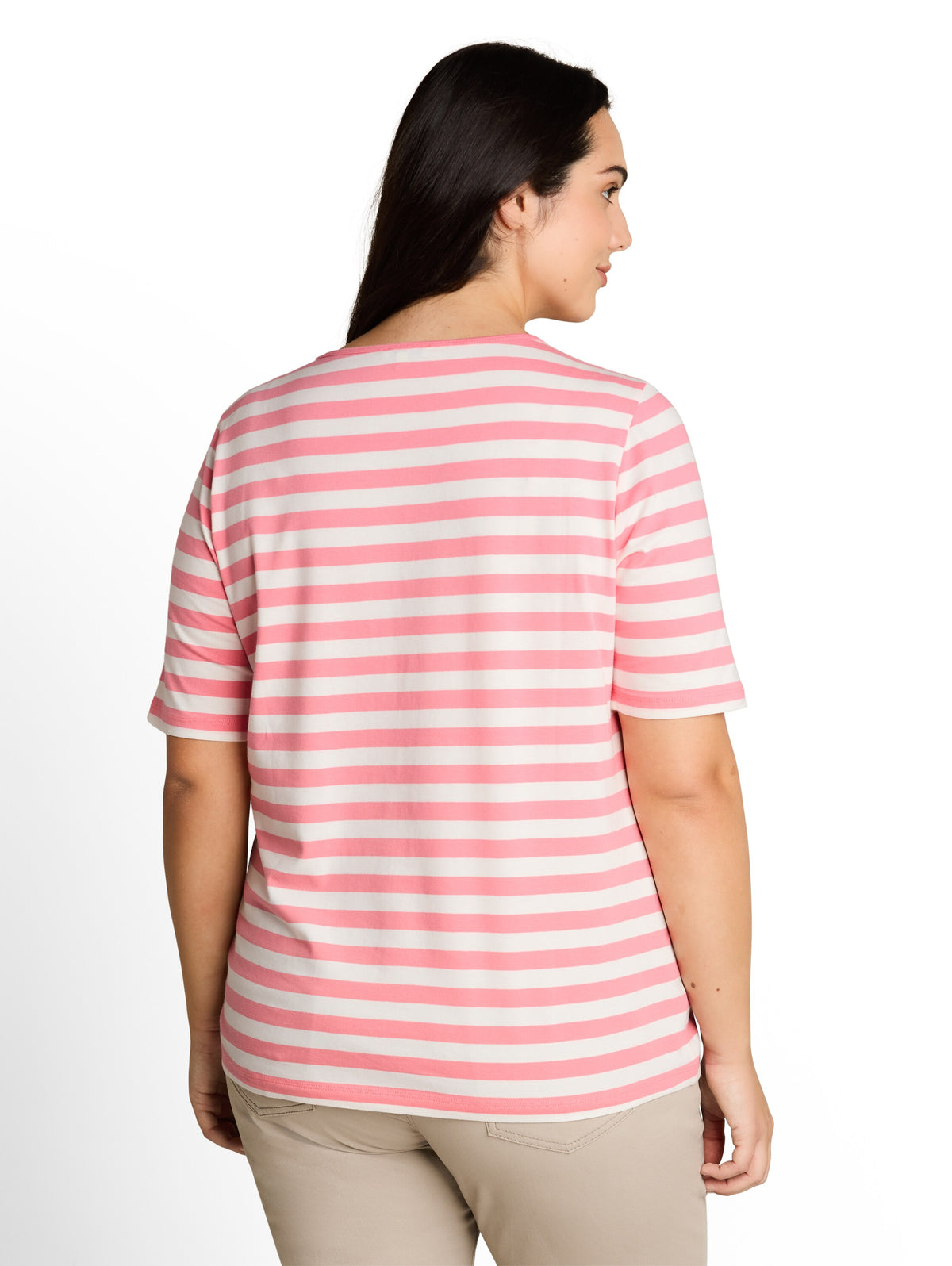 Plus Size - T-Shirt mit Stickerei