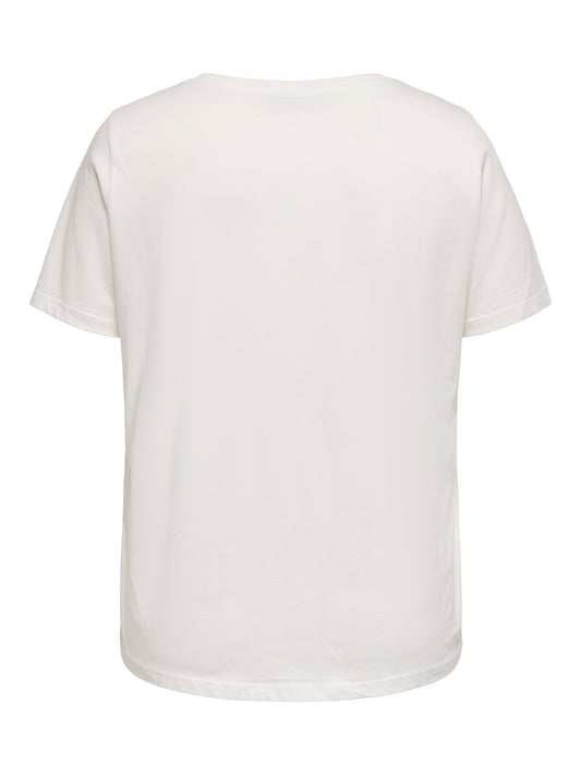 CARMAEBELL S/S V-NECK REG TEE JRS