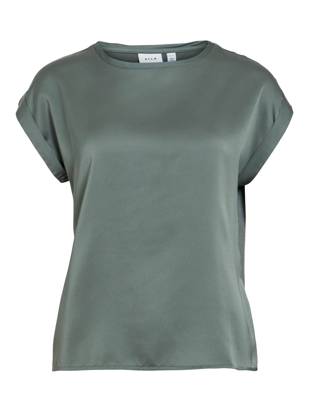 VIELLETTE S/S SATIN TOP - NOOS