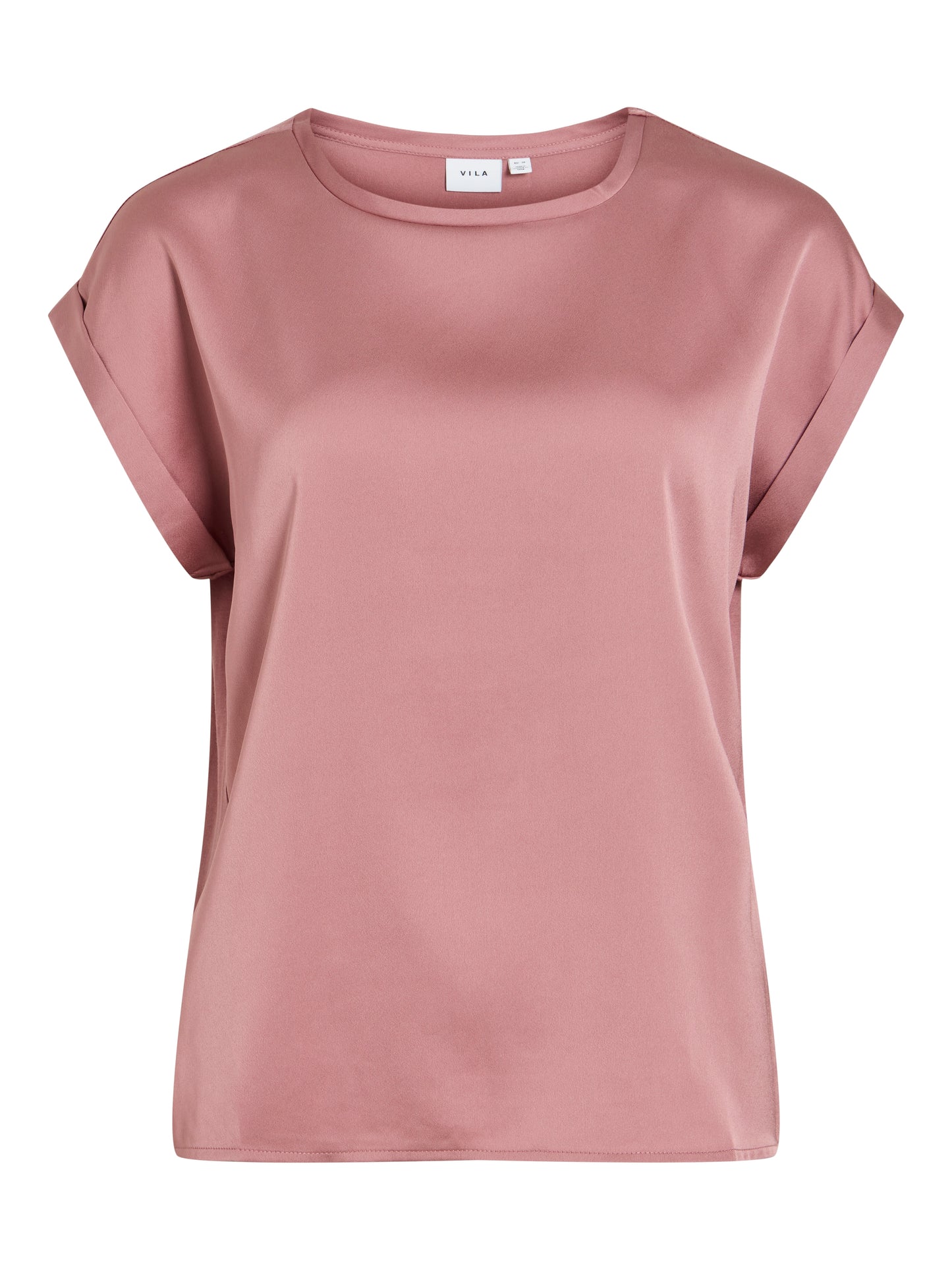 VIELLETTE S/S SATIN TOP - NOOS