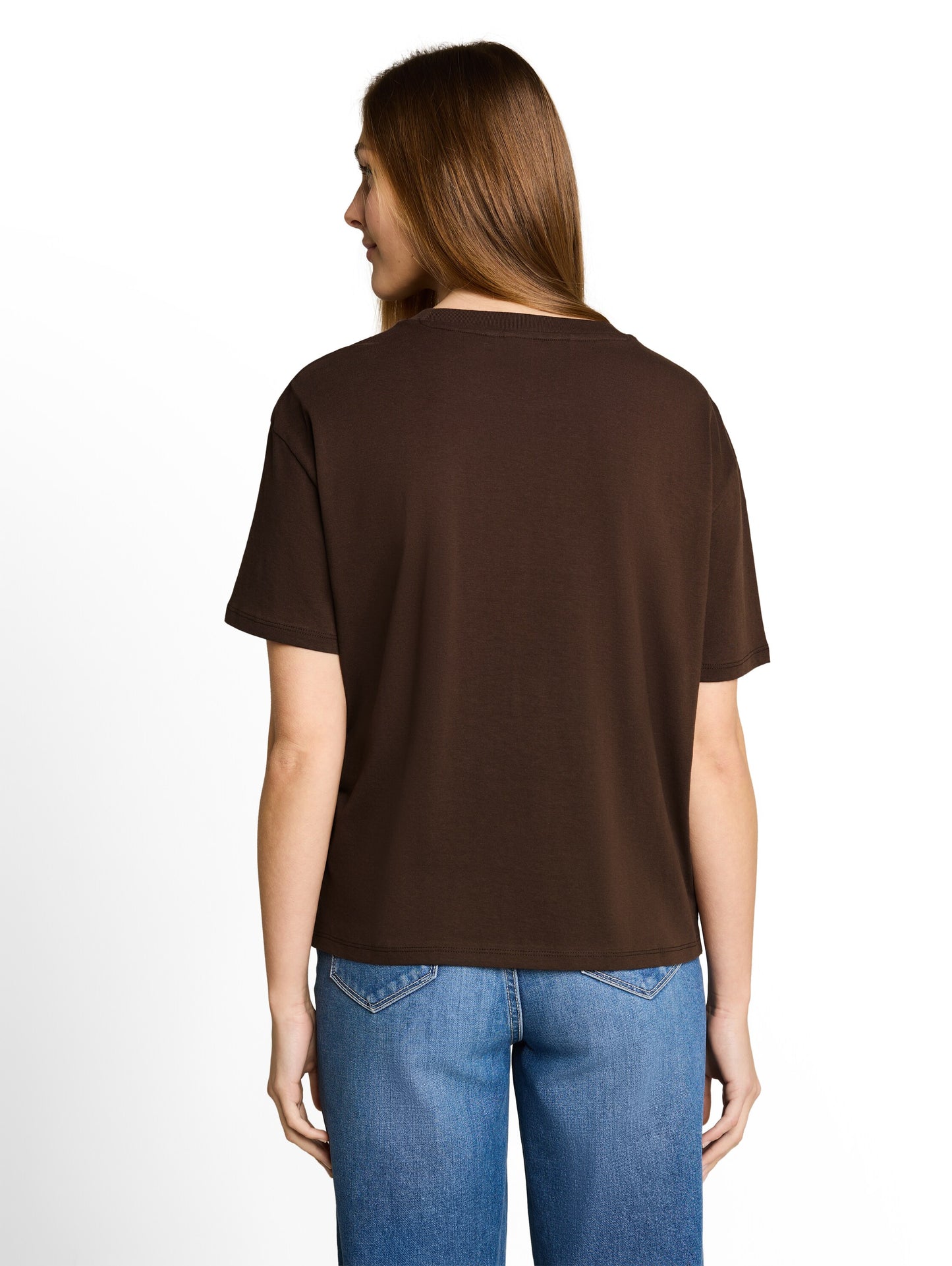 Boxy Fit T-Shirt mit Print