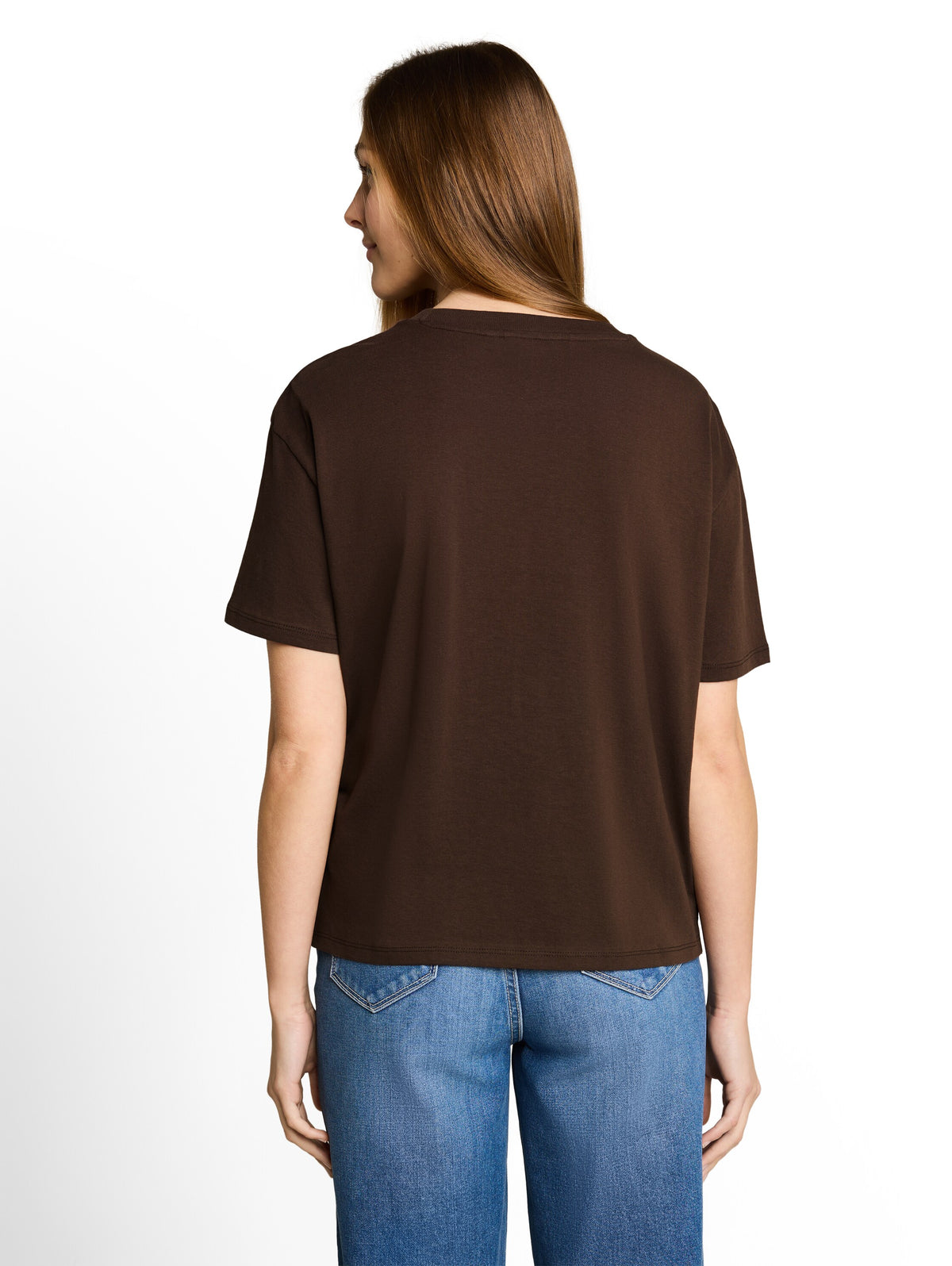 Boxy Fit T-Shirt mit Print