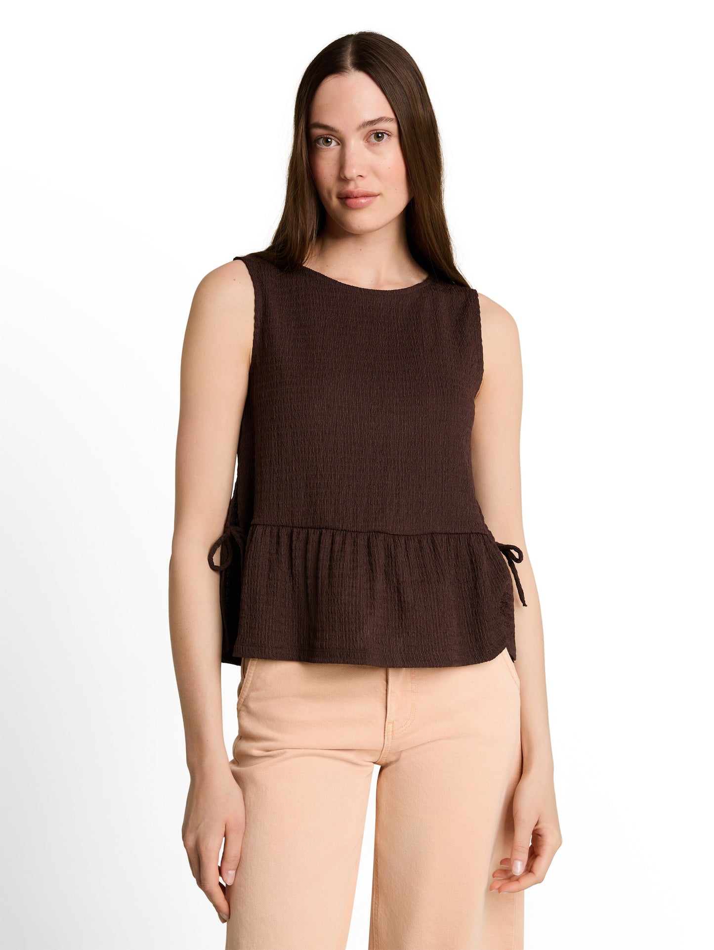 Loose Fit Peplum Top