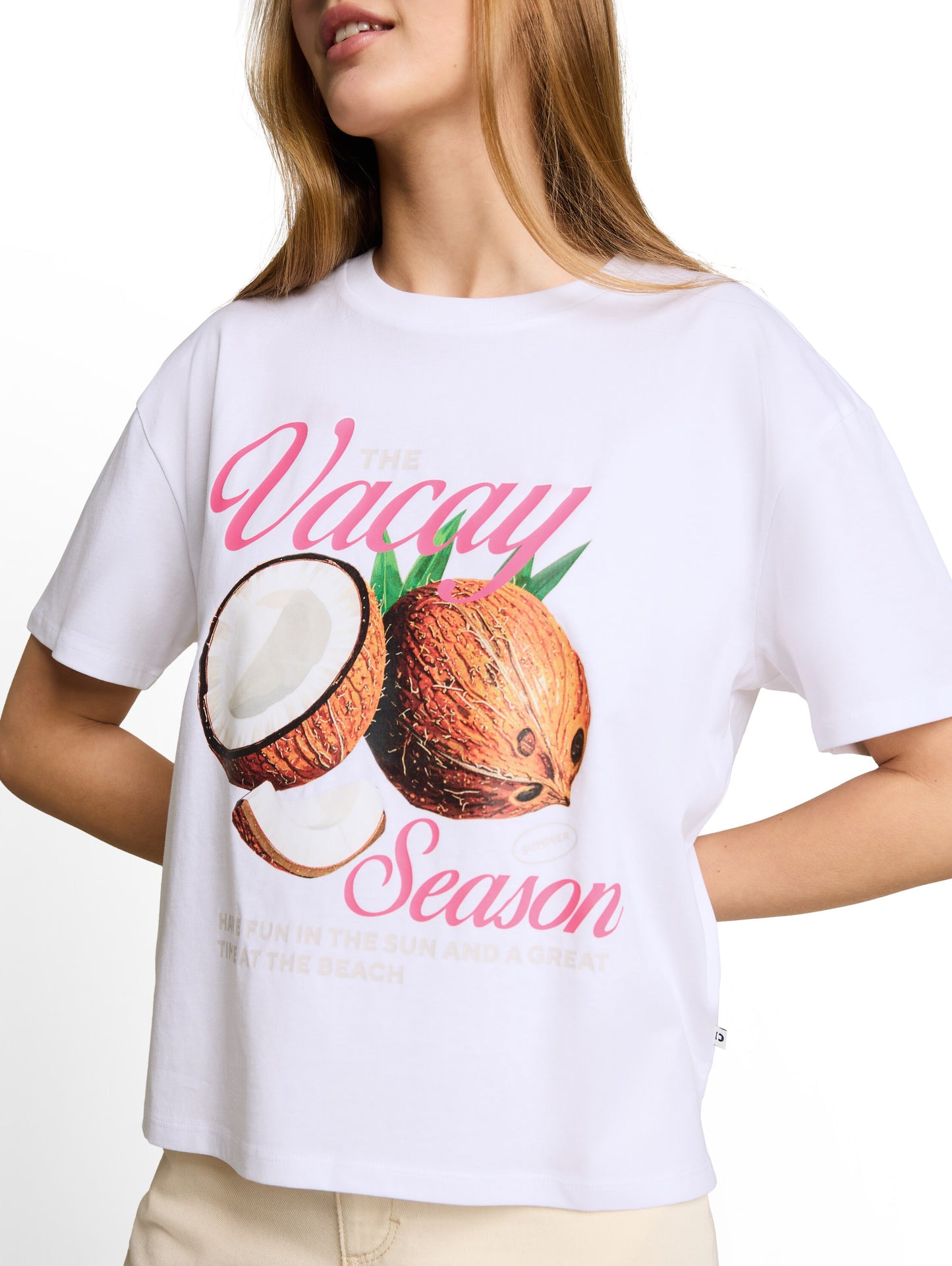 Boxy Fit T-Shirt mit Print