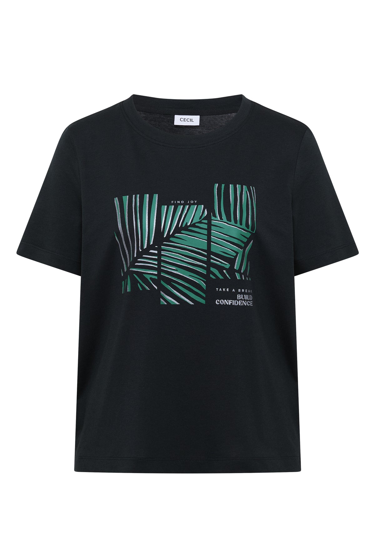 T-Shirt mit Rundhals und Artwork