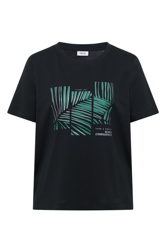 T-Shirt mit Rundhals und Artwork
