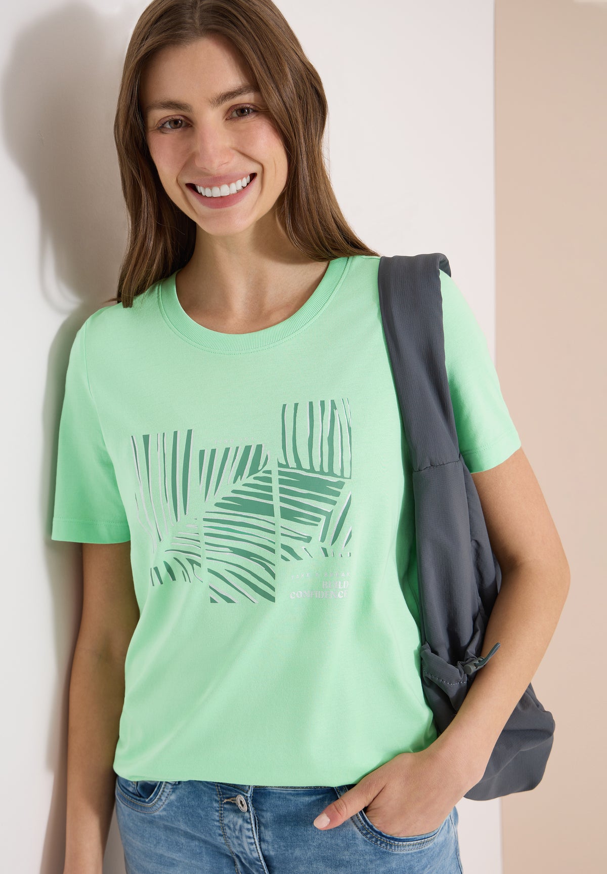 T-Shirt mit Rundhals und Artwork