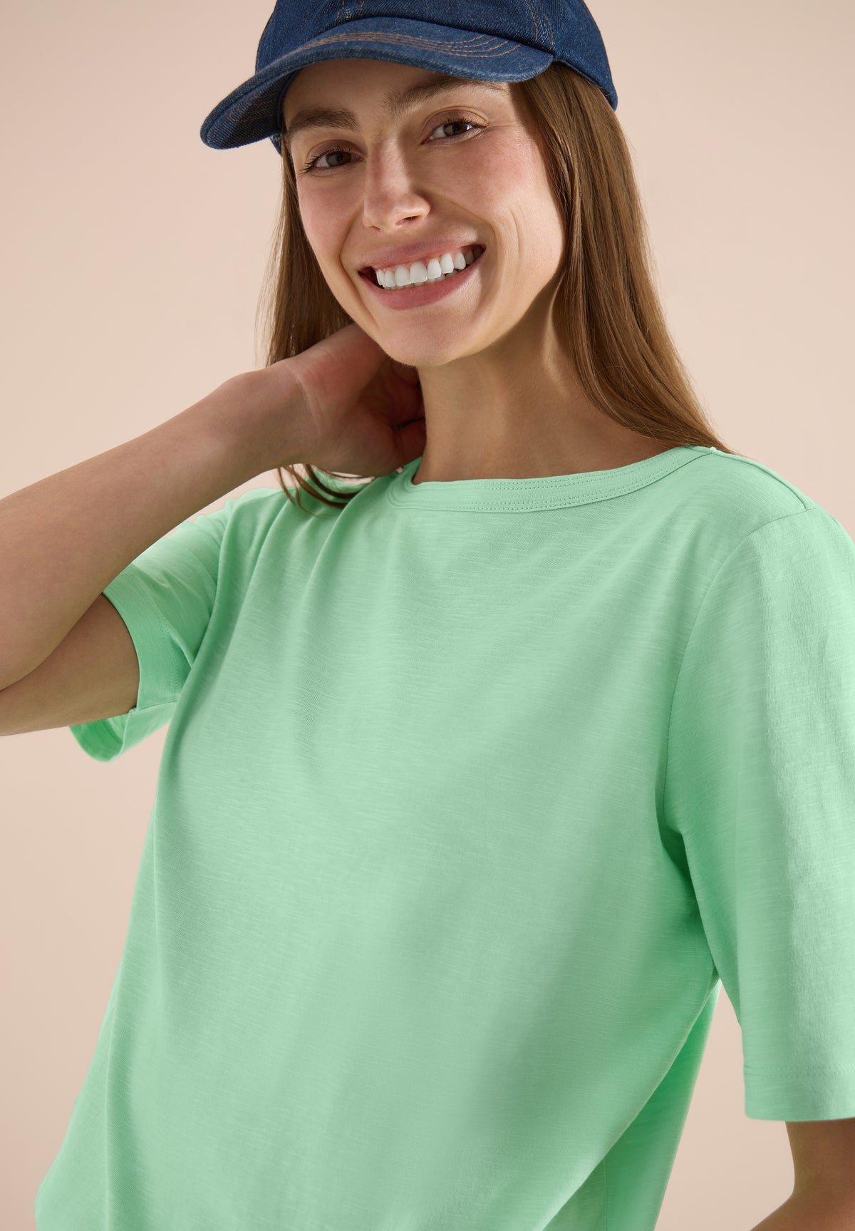 Kurzarm T-Shirt aus reiner Baumwolle