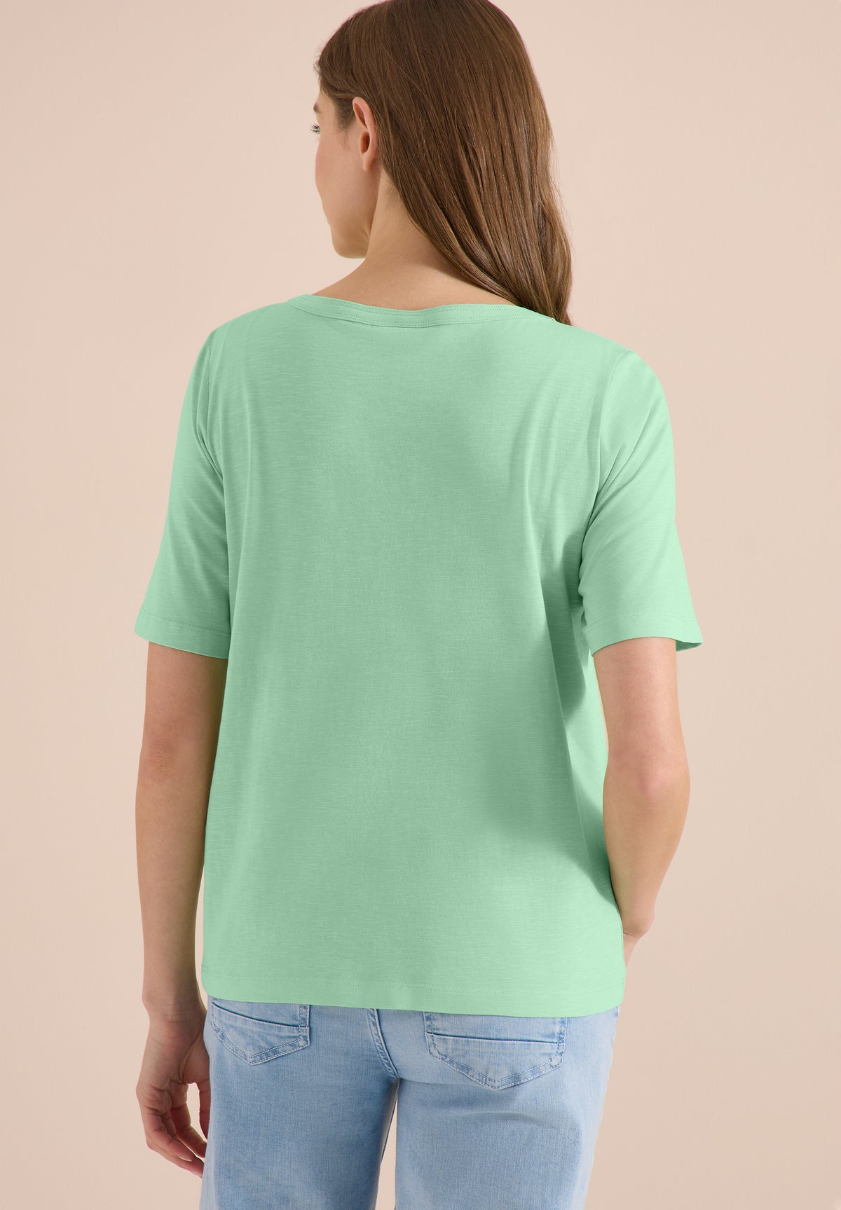 Kurzarm T-Shirt aus reiner Baumwolle