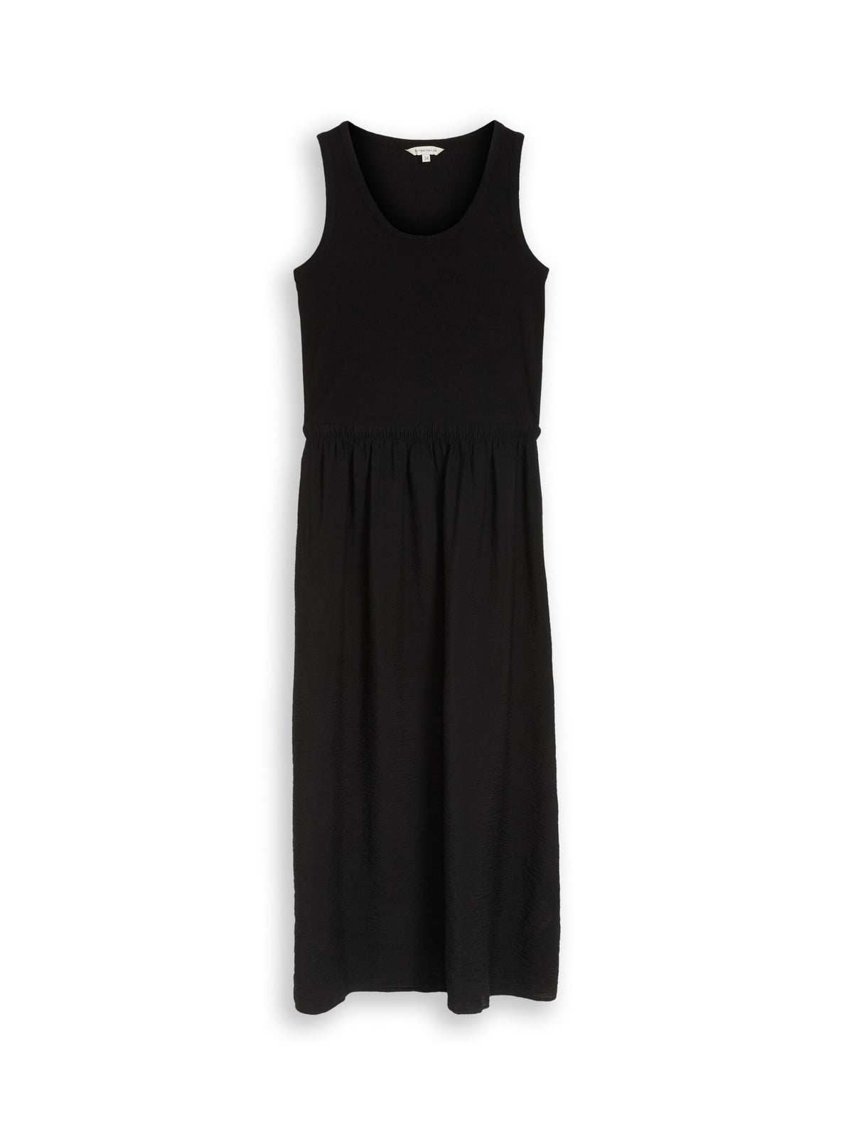 2-in-1 Midi-Kleid im Materialmix