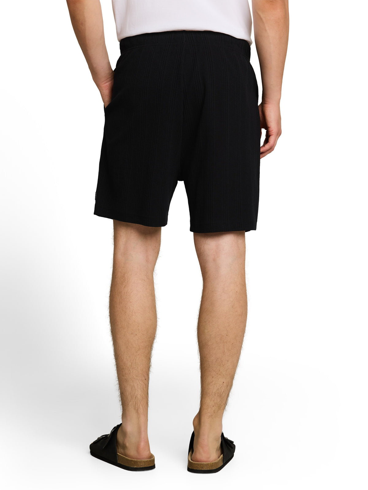 Relaxed Fit Shorts in Waffelstruktur