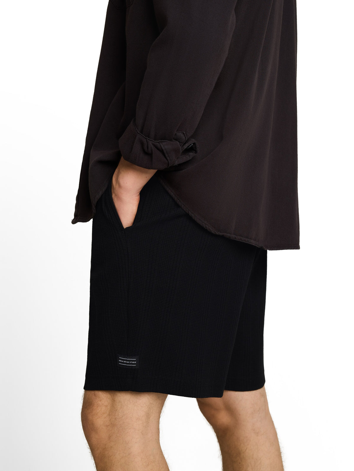 Relaxed Fit Shorts in Waffelstruktur