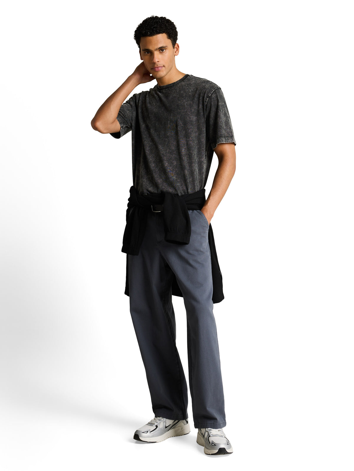 Relaxed Fit T-Shirt mit Washed-Out Effekt