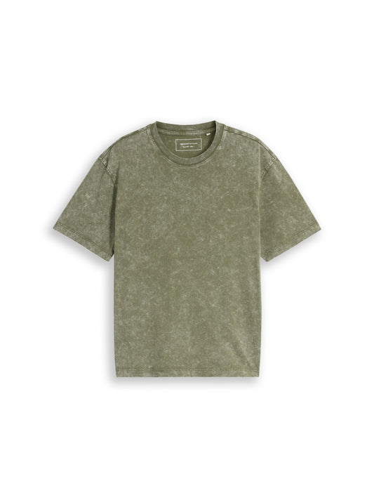 Relaxed Fit T-Shirt mit Washed-Out Effekt