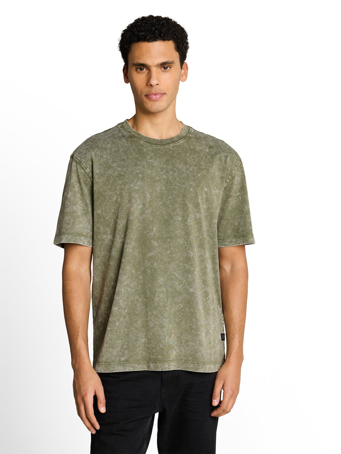 Relaxed Fit T-Shirt mit Washed-Out Effekt