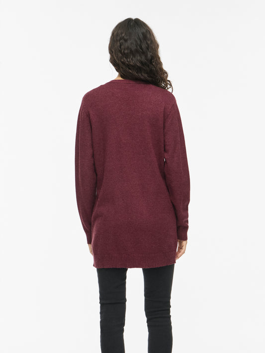 VIRIL OPEN L/S KNIT CARDIGAN - NOOS