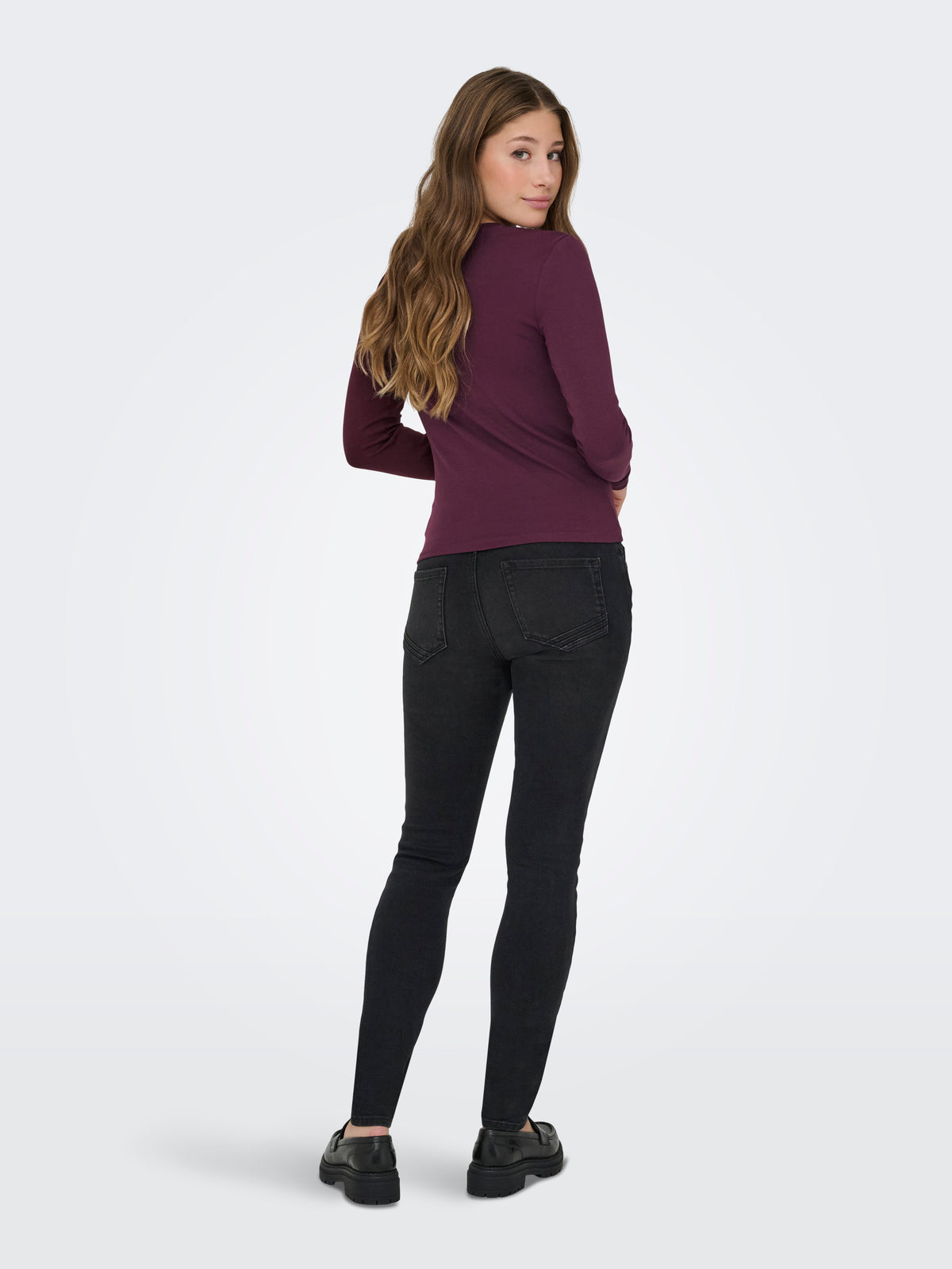 ONLRILEY O-NECK L/S TOP JRS NOOS