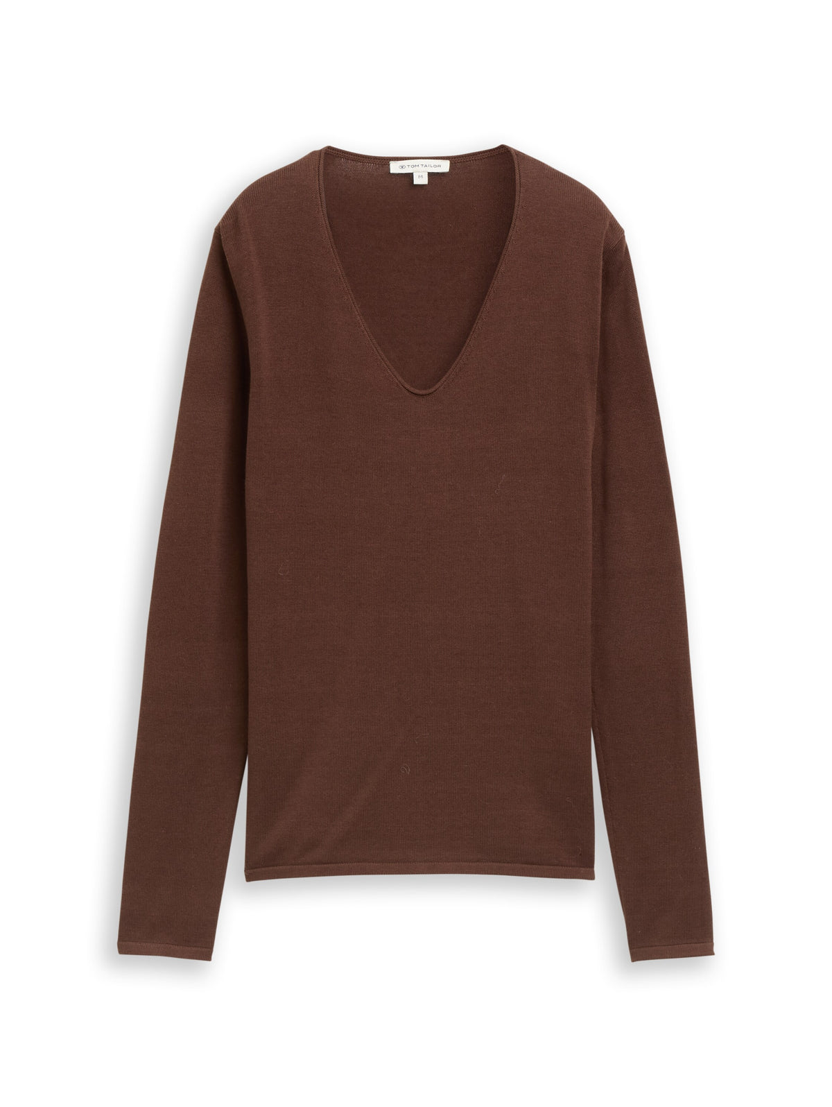 Strickpullover mit V-Ausschnitt